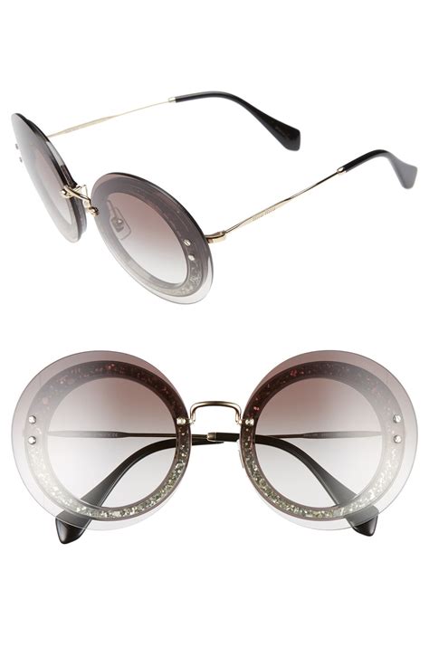 miu miu round sunglasses sale|miu oversized sunglasses.